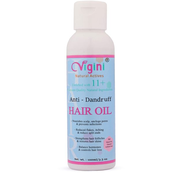 Vigini Natural Actives Anti Dandruff Hair Oil- 100ml