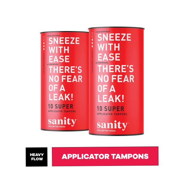 Sanity Applicator Tampons (super applicator tampons) 20 Units