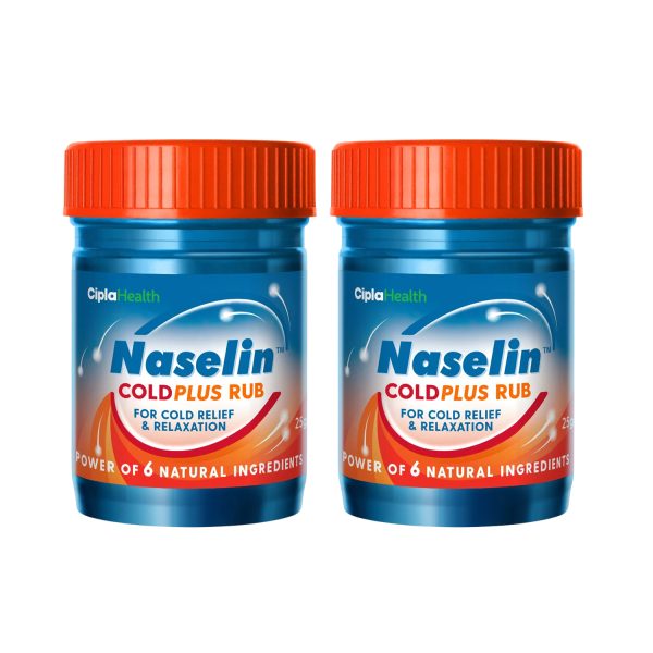 Cipla Naselin ColdPlus Rub – 25g (Pack of 2)