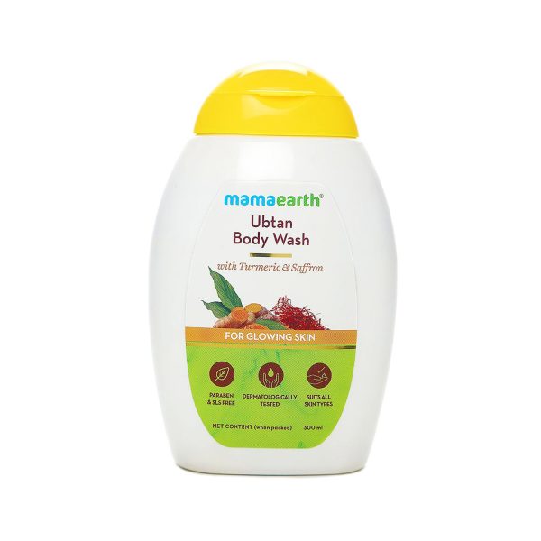 Mamaearth Ubtan Body Wash With Turmeric and Saffron 300 ml