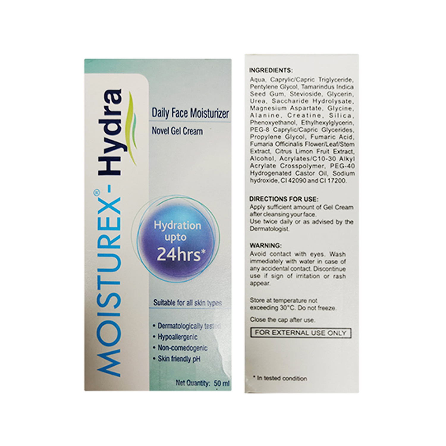 Moisturex Hydra Daily Face Moisturizer 50ml Cureka
