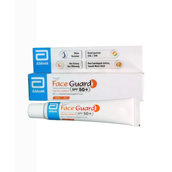 Tvaksh Face Guard SPF 50+ Sunscreen Gel 30g