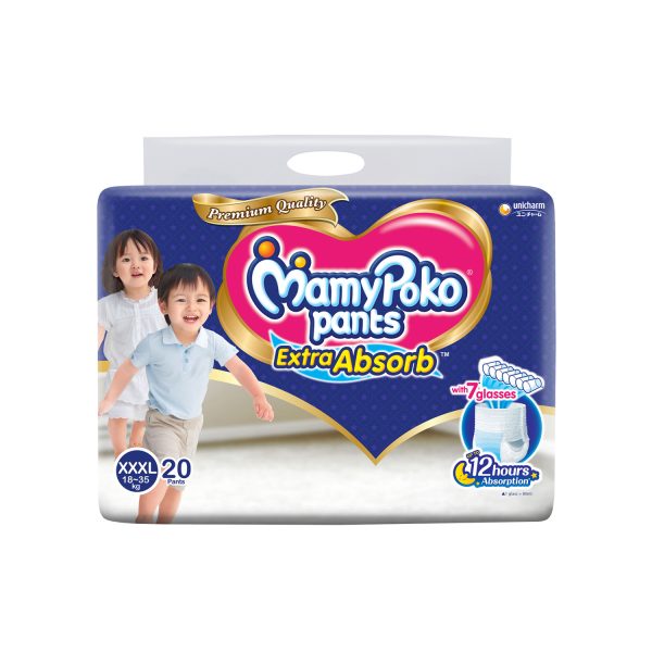 Buy MamyPoko Extra Absorb Baby Diaper Pants (New Born) 56's Online at Best  Price - Diapers & Wipes