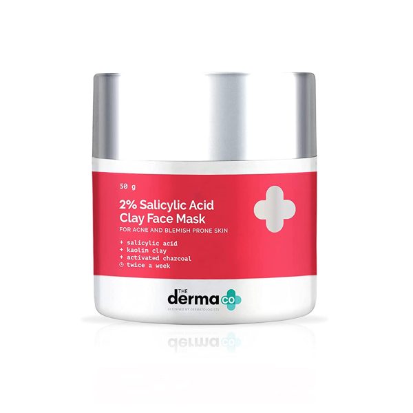Dermaco 2% Salicyclic Acid Clay Face Mask – 50g