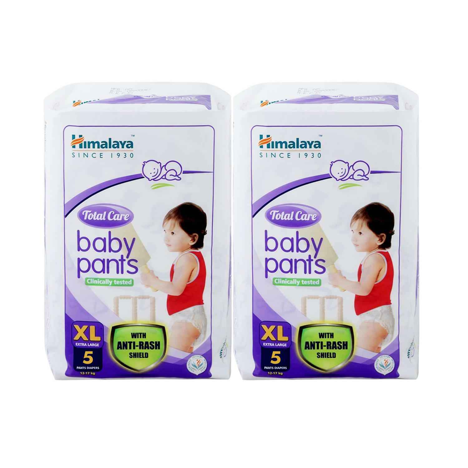 Himalaya Total Care Baby Pants | With Anti-Rash Shield & Wetness Indicator  | Size Small: Buy packet of 9.0 diapers at best price in India | 1mg