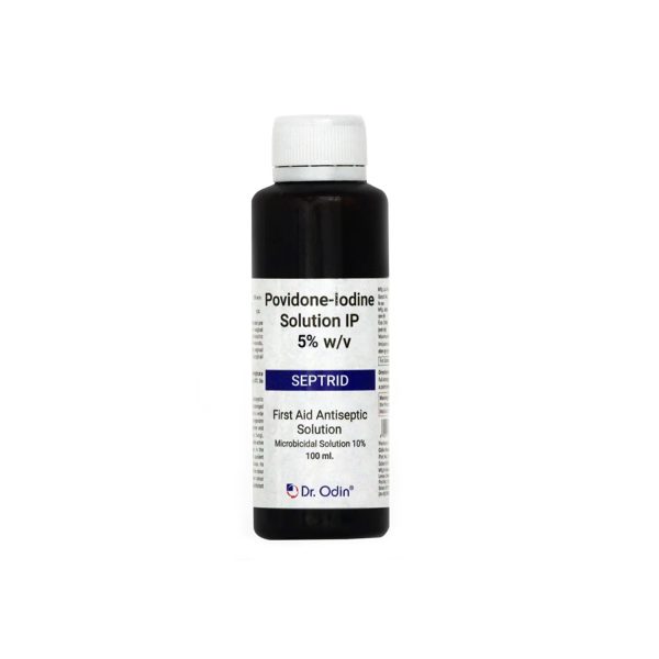 Septrid – Povidone Iodine Solution 5% 100ml - Cureka - Online Health Care Products Shop Septrid – Povidone Iodine Solution 5% 100ml - Cureka - Online Health Care Products Shop