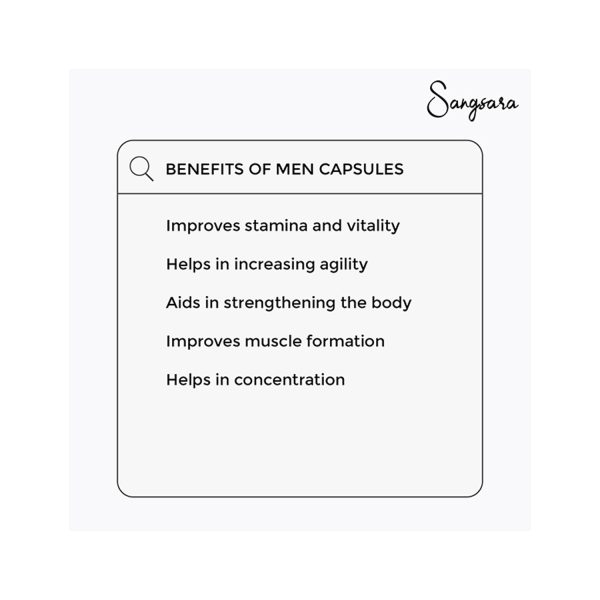 benefits of men capsules