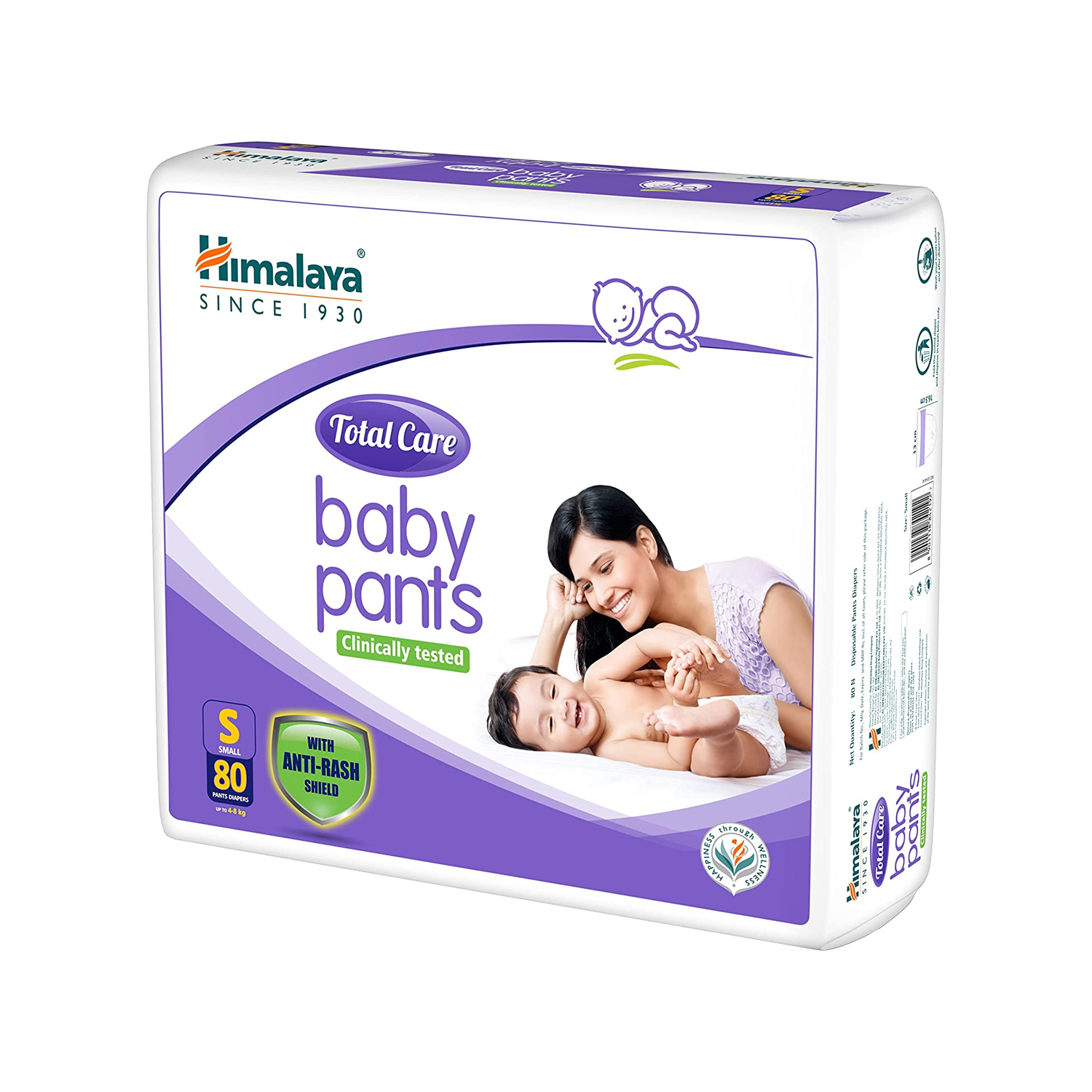 Buy HIMALAYA TOTAL CARE BABY PANTS SMALL DIAPERS 80 Online & Get Upto 60%  OFF at PharmEasy