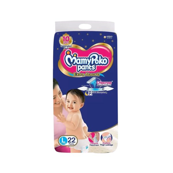 MamyPoko Pants Extra Absorb Diapers Large  Gharstuff