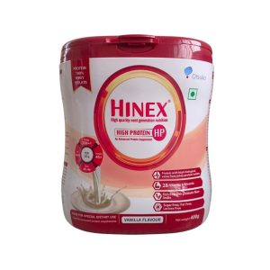 HINEX HP High Protein 400gm An Advanced Protein Supplement Whey Protein (400g, Vanilla)