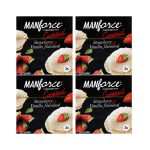 Manforce Cocktail Strawberry and Vanilla Flavoured 3 Condoms in 1 Pack – (Pack of 4)