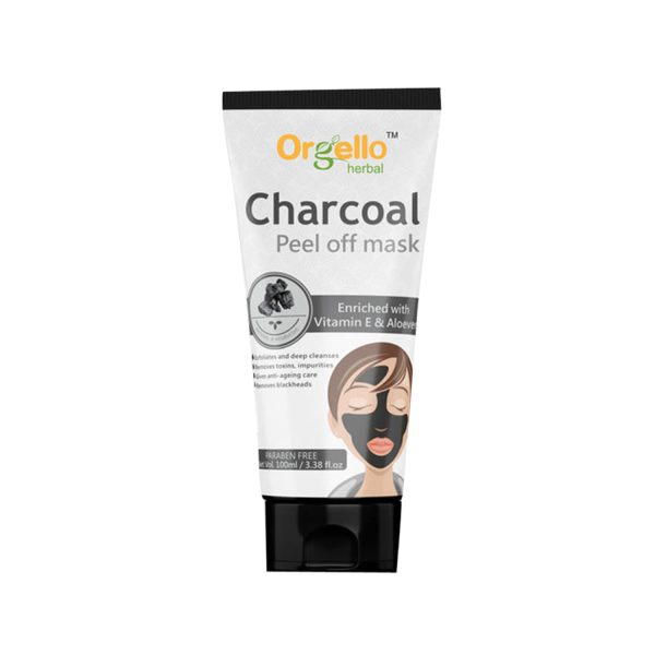 Orgello Charcoal Peel Off Mask (100ml)