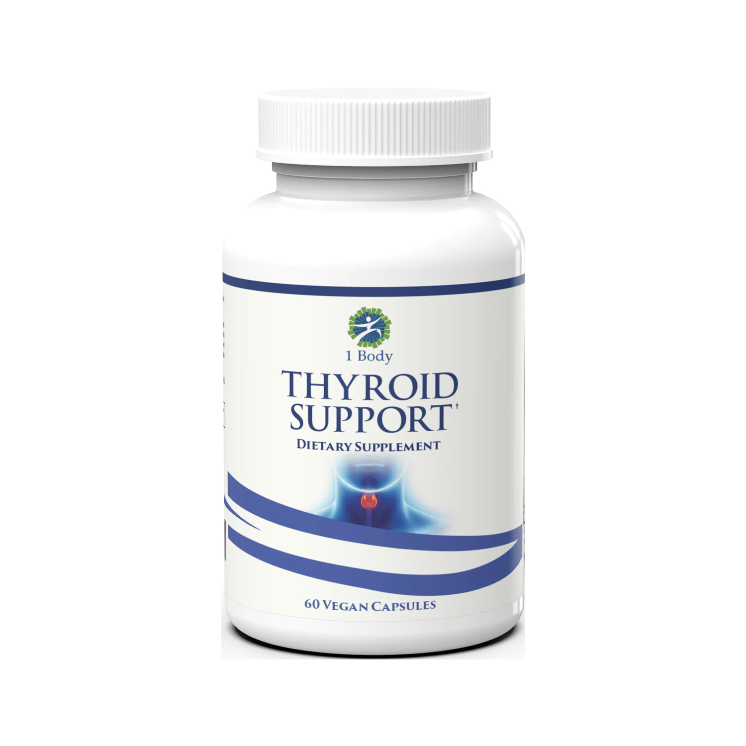 1 Body Thyroid Support (60 Vegetarian Capsules)