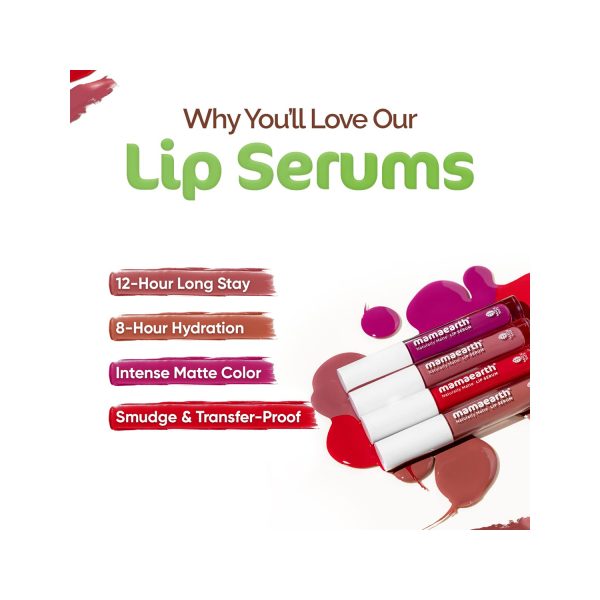 benefits of Mamaearth Beet It Red LipSerum