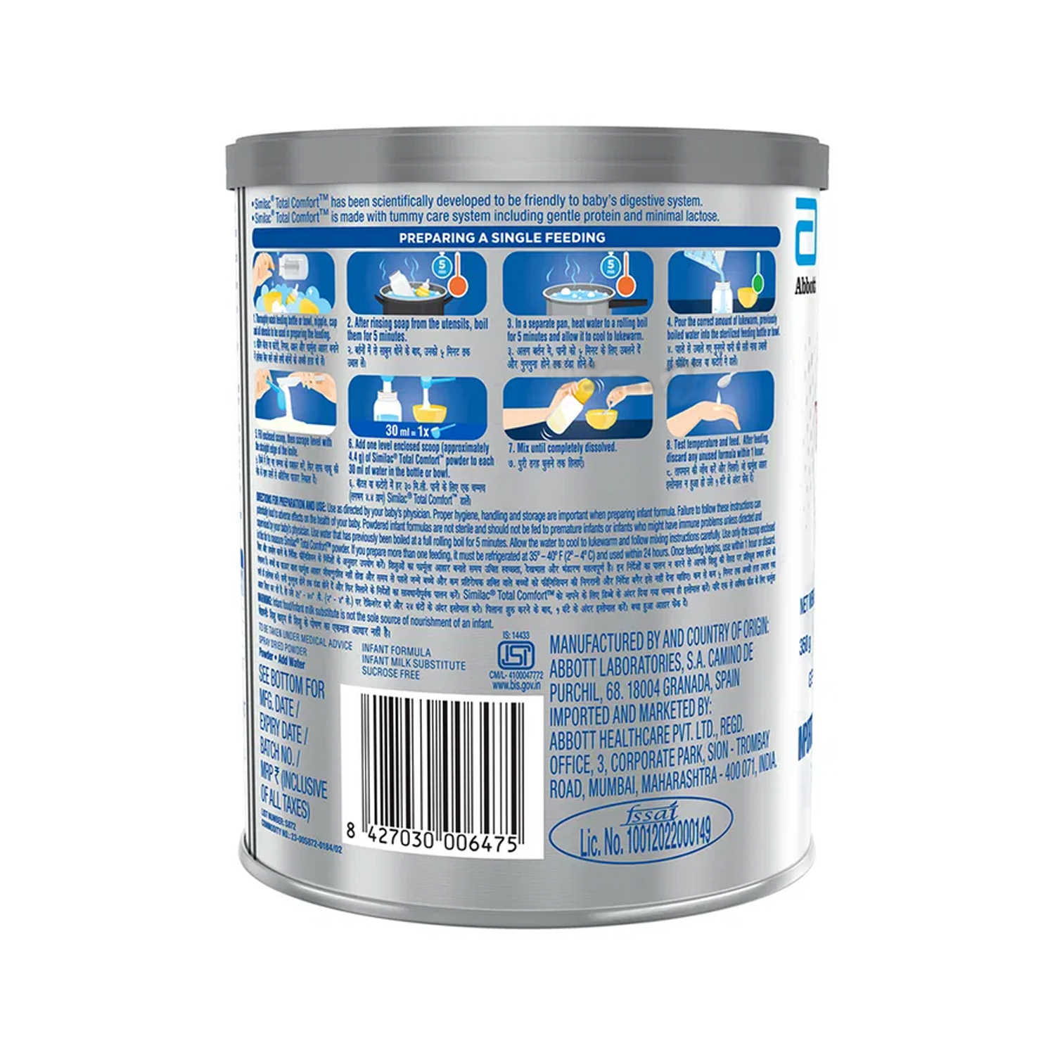 Similac Total Comfort Infant Formula Up to 24 months 350g Cureka