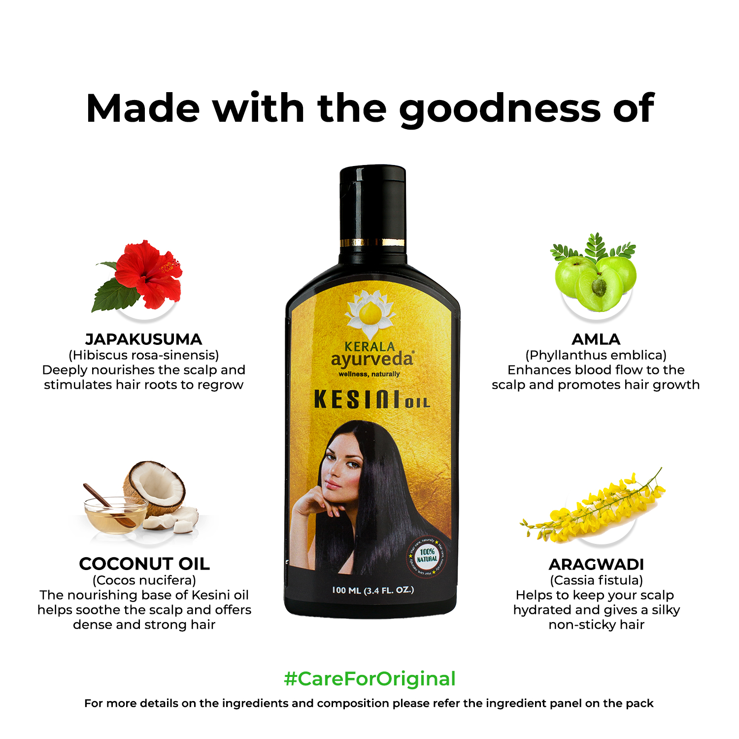 Kerala Ayurveda Kesini Hair Oil (100ml) Cureka Online Health Care