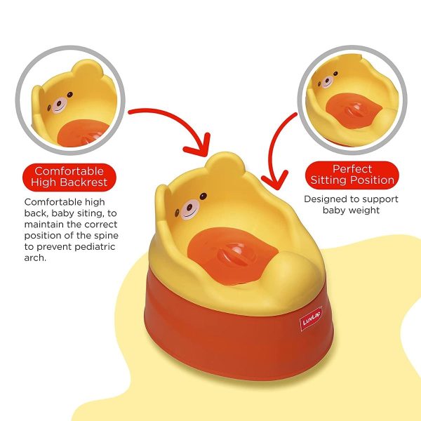 LuvLap Baby Potty Training Seat Orange and Yellow