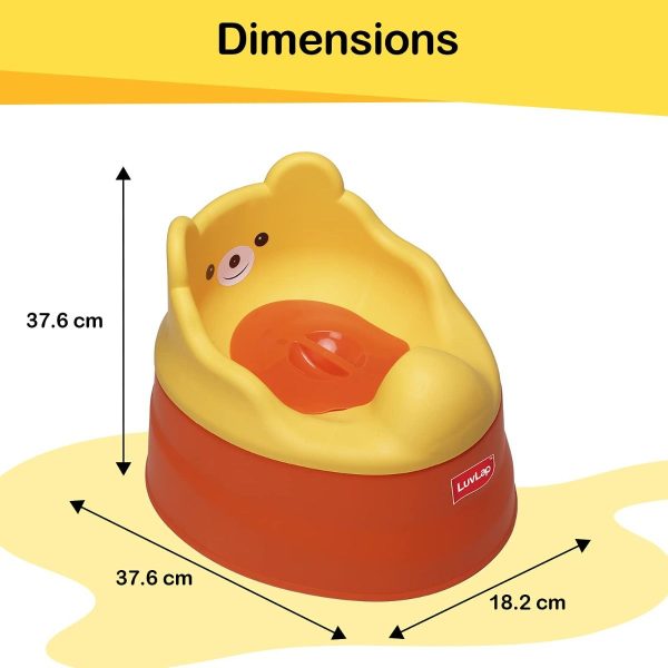 LuvLap Baby Potty Training Seat Orange and Yellow