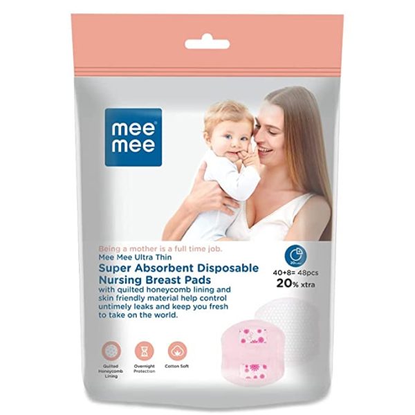 Mee Mee Ultra Thin Super Absorbent Disposable Nursing Breast Pads