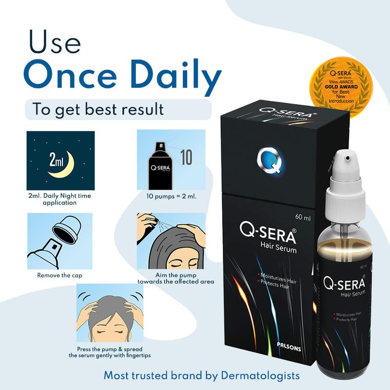 Q-Sera Hair Serum (60ml) - Cureka - Online Health Care Products Shop