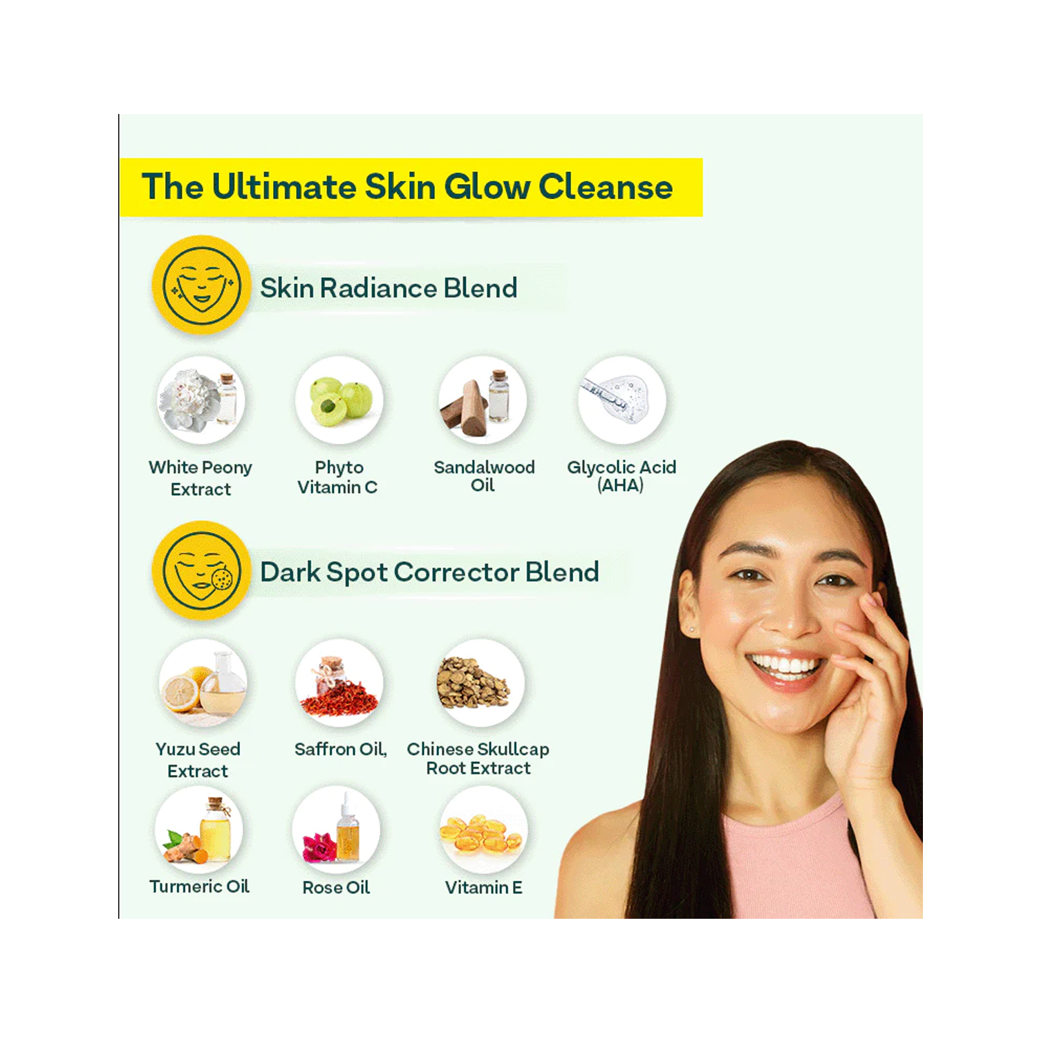 Oziva Inner Glo Skin Brightening Face Wash (100ml) - Cureka - Online ...