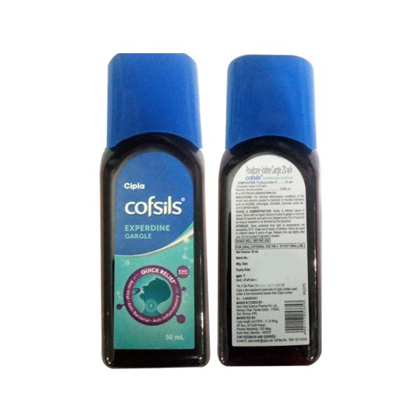 Cipla Cofsils Experdine Gargle 50ml