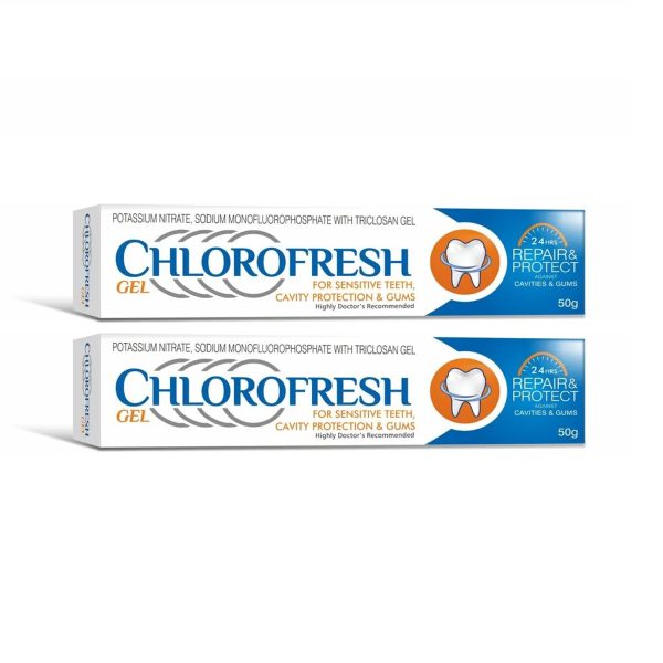 Chlorofresh Gel For Sensitive Teeth – 50g (Pack of 2)
