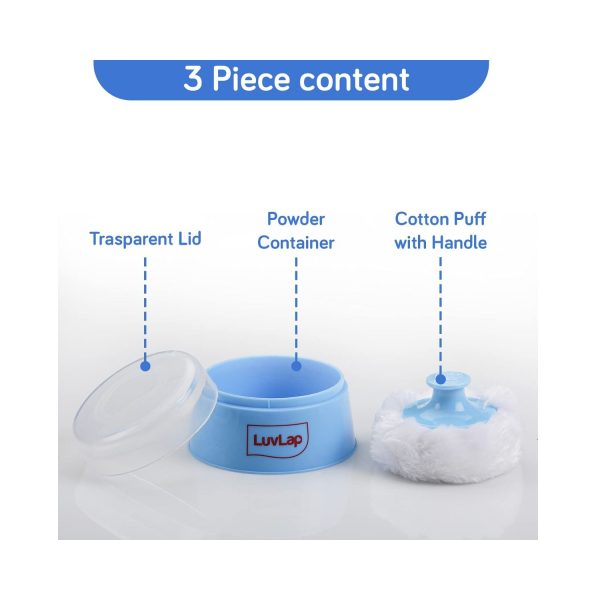 Baby Powder Puff blue