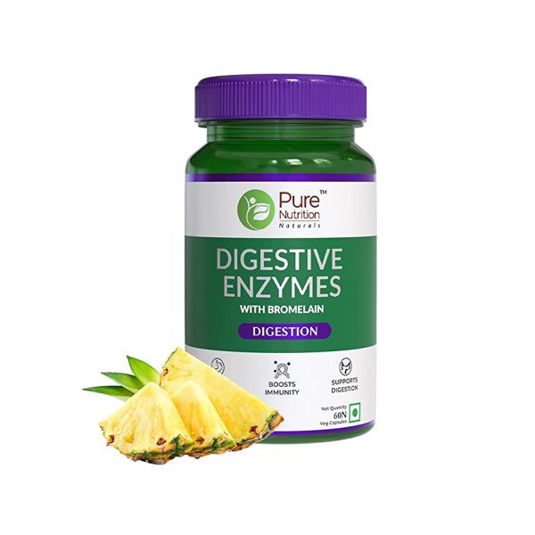 Pure Nutrition Digestive Enzymes (60 Veg Capsules)