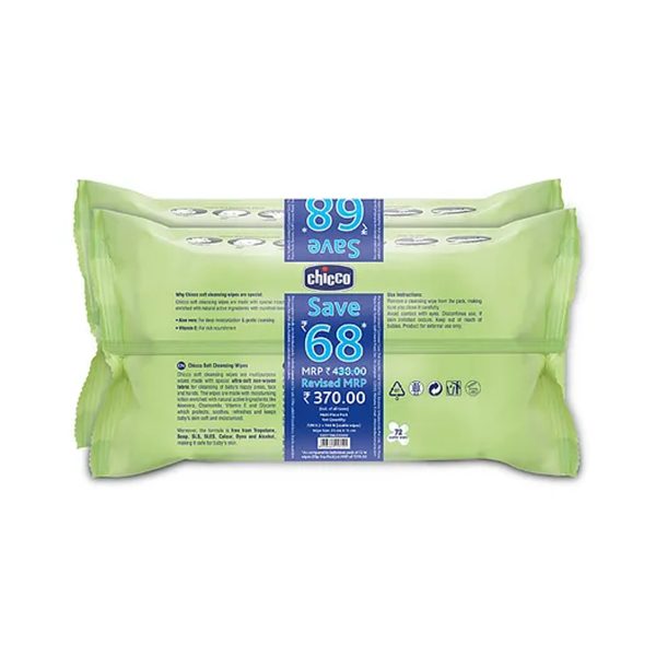 Chicco Soft Cleansing Baby Wipes