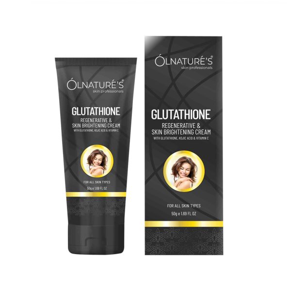 glutathione serum benefits Olnature's Glutathione Regenerative & Skin Brightening Cream 50g