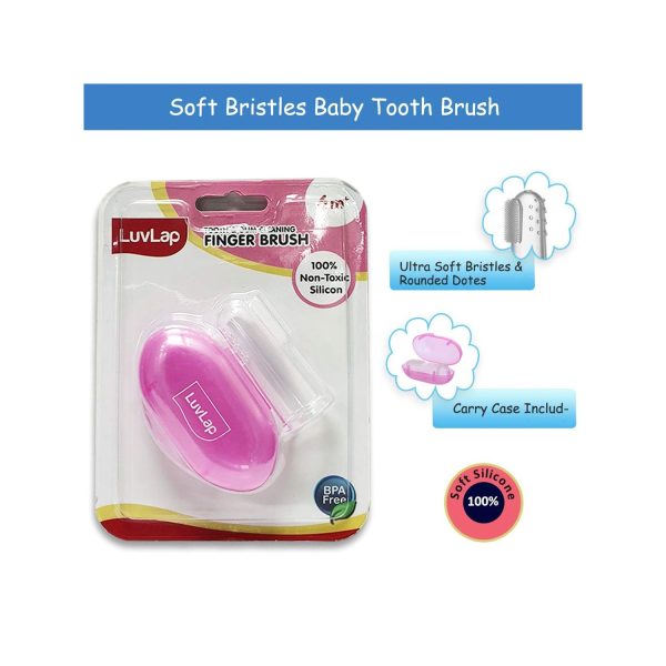 LuvLap Baby Finger ToothBrush with case