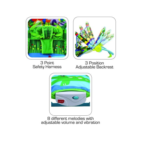 LuvLap Jungle Tales Toddler Rocker