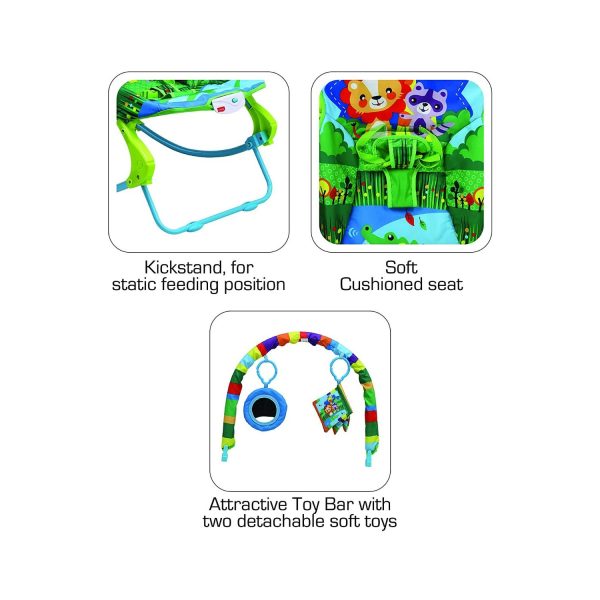 LuvLap Jungle Tales Toddler Rocker