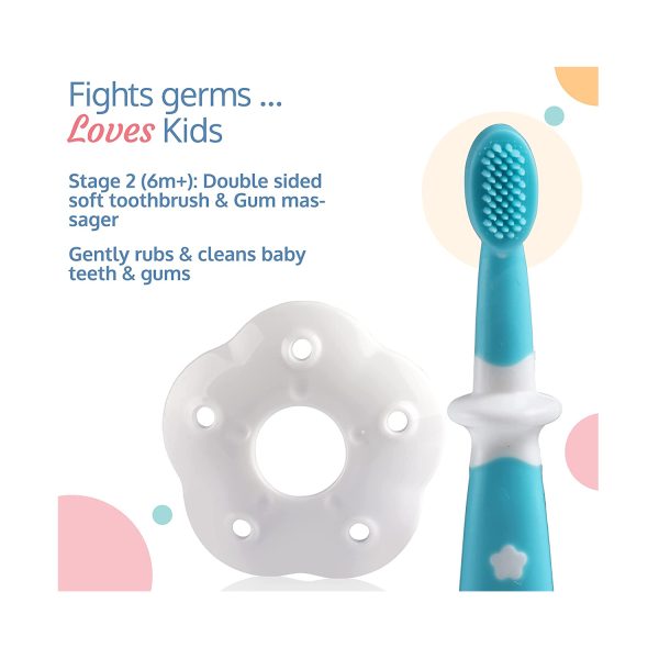 LuvLap Baby Training Toothbrush Set