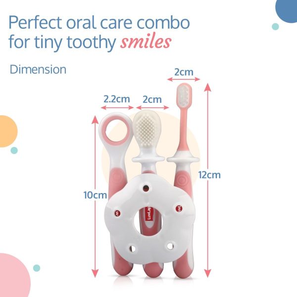 LuvLap Baby Training Toothbrush Set