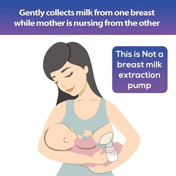 Milkies Milk-Saver, Milk Catcher for Breastmilk, Shell to Collect Leaking
