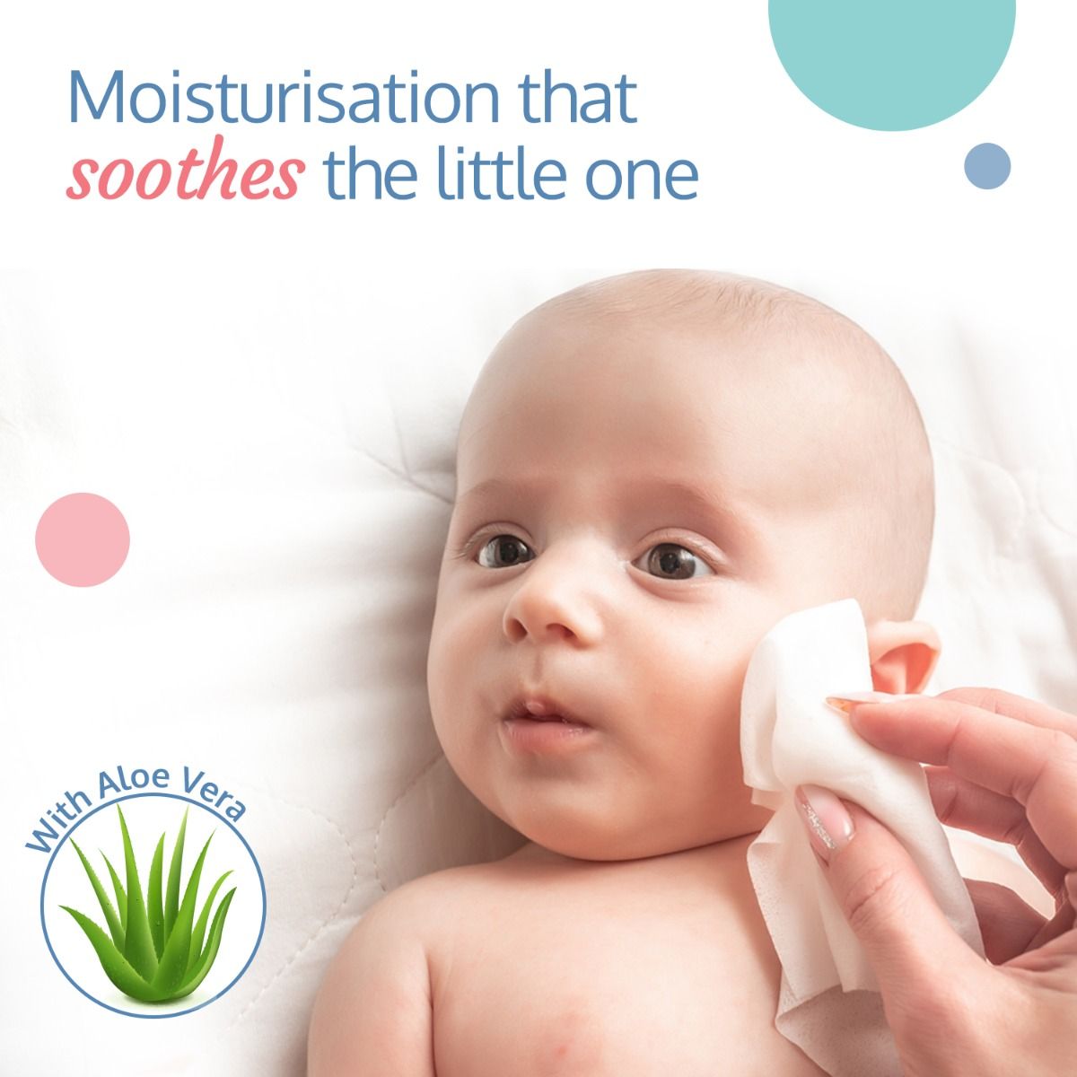 LuvLap Baby Wipes With Aloe Vera With FlipTop Lid (M.No 18840B