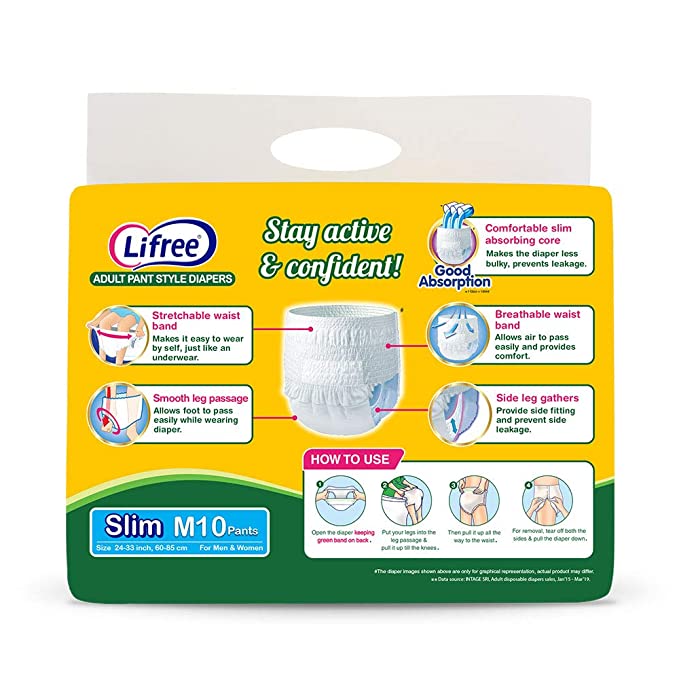 Lifree Slim Absorb M10 Pants (10 Count)