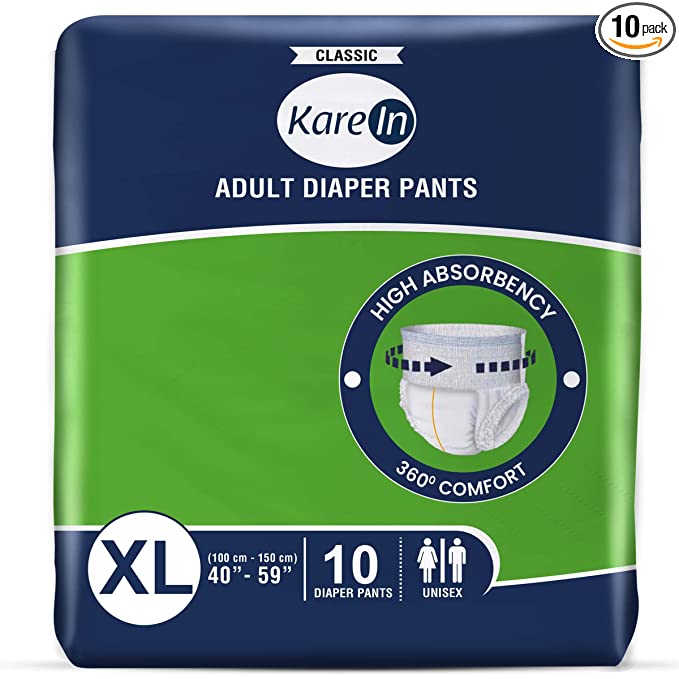 Buy Lifree Adult Diapers Pant Style(10pcs) - XL Online @ Best Price