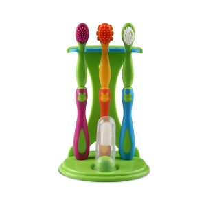 LuvLap 4 Stage Baby Oral Care Training Toothbrush Set