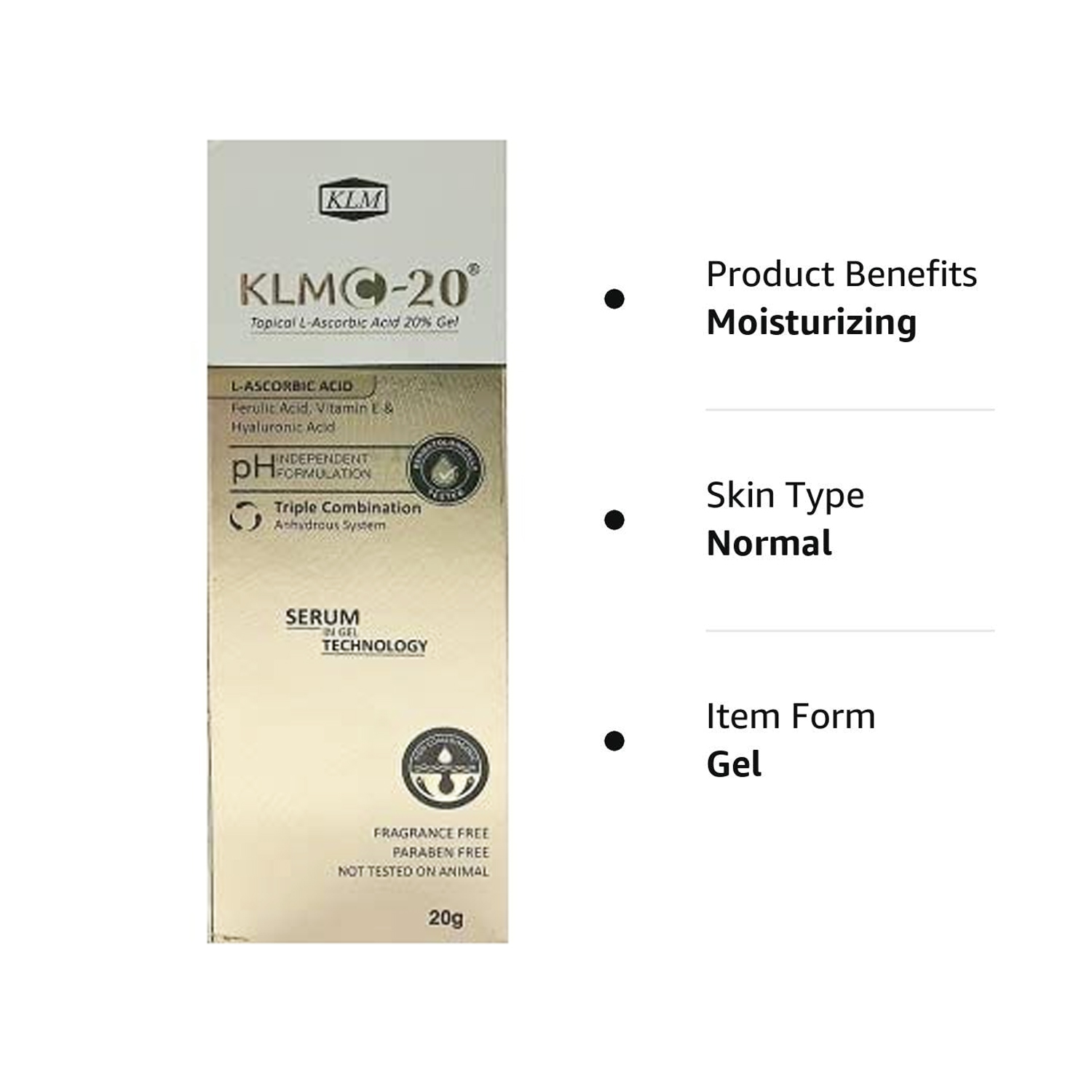 KLMC Gel Serum 20gm Cureka Online Health Care Products Shop