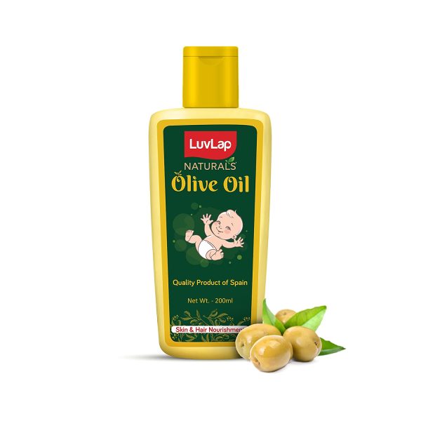 LuvLap Naturals Baby Body Massage Olive Oil (200 ml)
