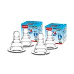LuvLap Anti-Colic Essential Teat/Nipple For Slim Neck Bottle Fast Flow