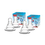 LuvLap Anti-Colic Essential Teat/Nipple For Slim Neck Bottle Slow Flow