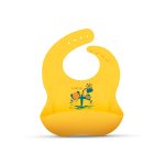 LuvLap Silicone Baby Bib (Yellow)