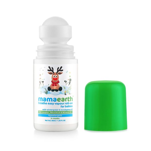 Mamaearth Baby Care Breathe Easy Vapour Roll On 40ml Mamaearth Baby Care Breathe Easy Vapour Roll On 40ml