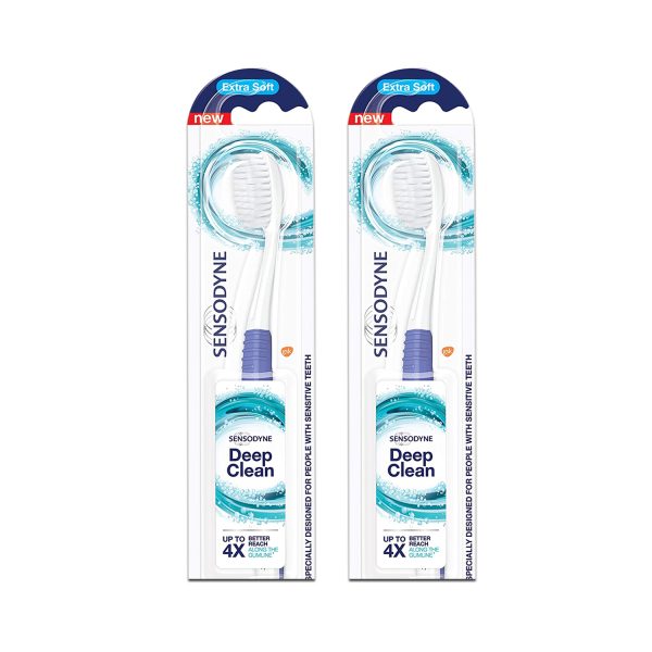 Sensodyne Deep Clean Toothbrush – (Pack of 2)
