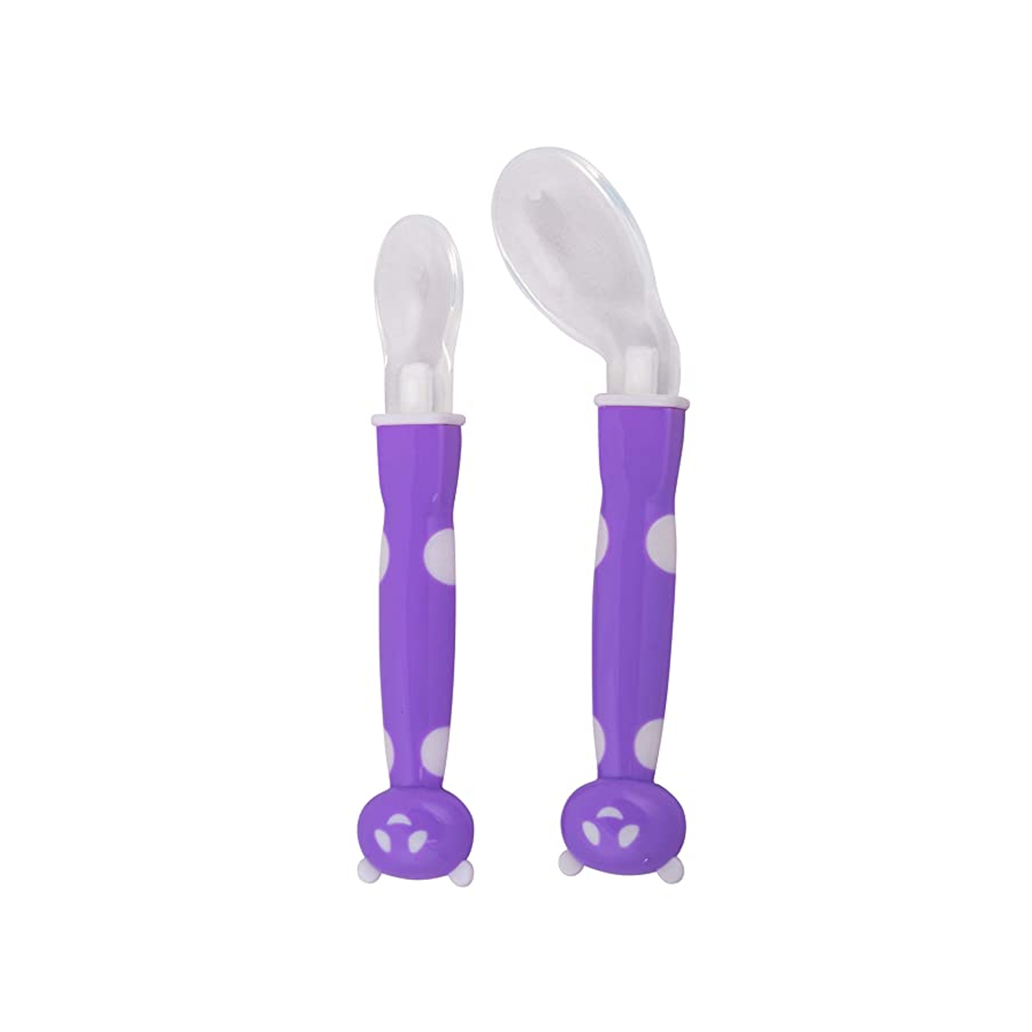 LuvLap Joy Star Baby Self-Feeding Spoon Set of 2 (Magenta/White) - Cureka -  Online Health Care Products Shop
