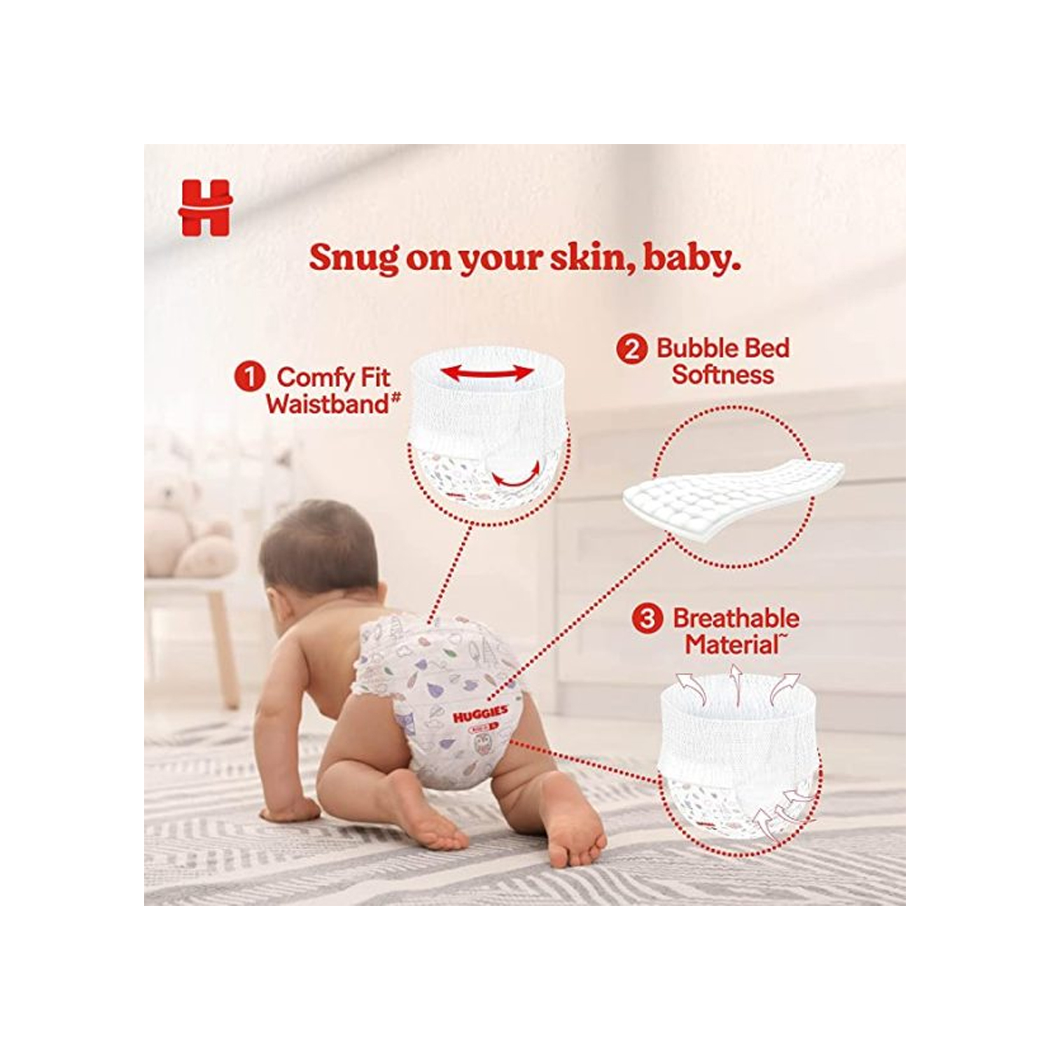 Huggies Little Movers Slip-On Diaper Pants reviews in Diapers - Disposable  Diapers - ChickAdvisor